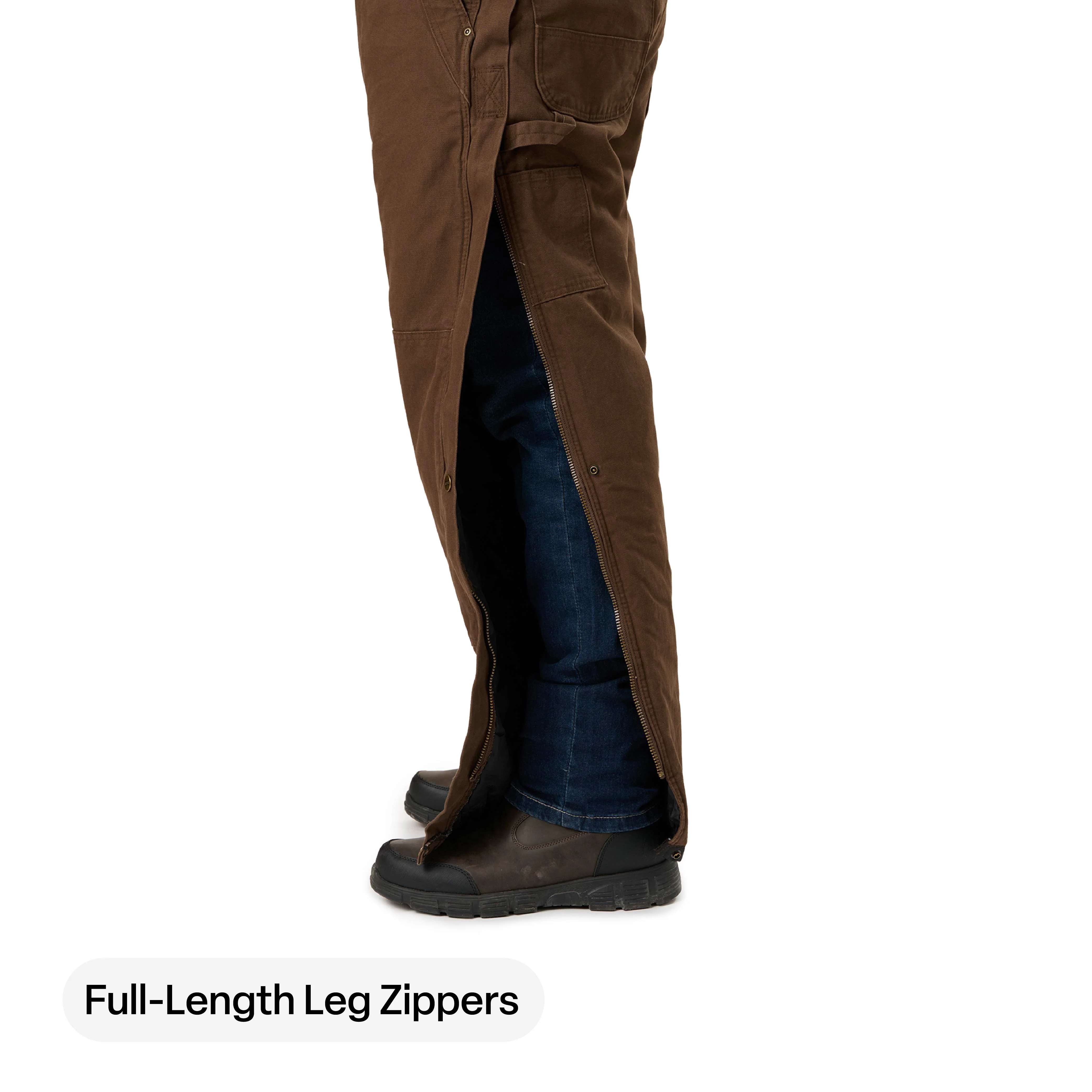 Heartland Insulated Washed Duck Bib Overall - Image 15