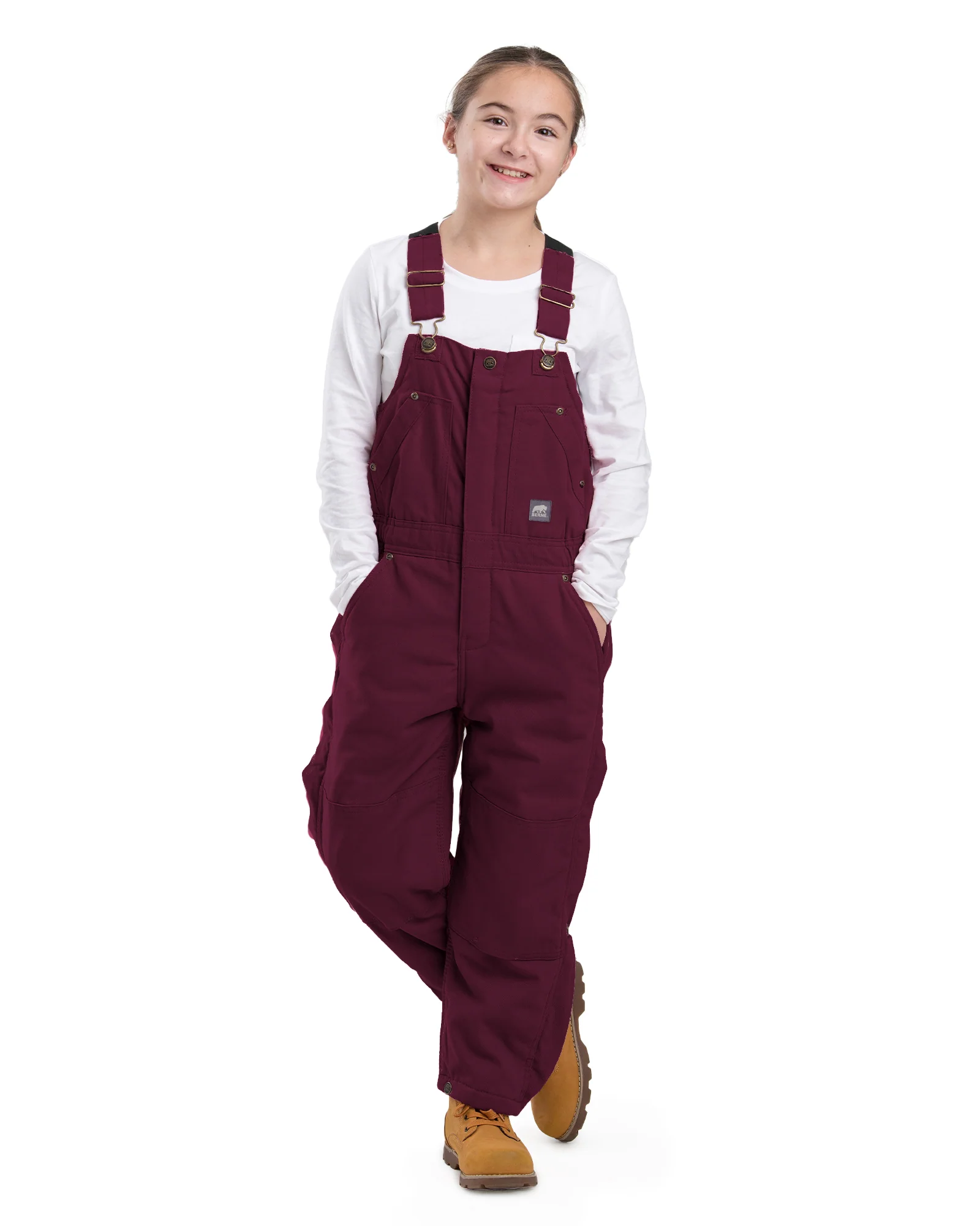 Youth Softstone Insulated Bib Overall - Image 17