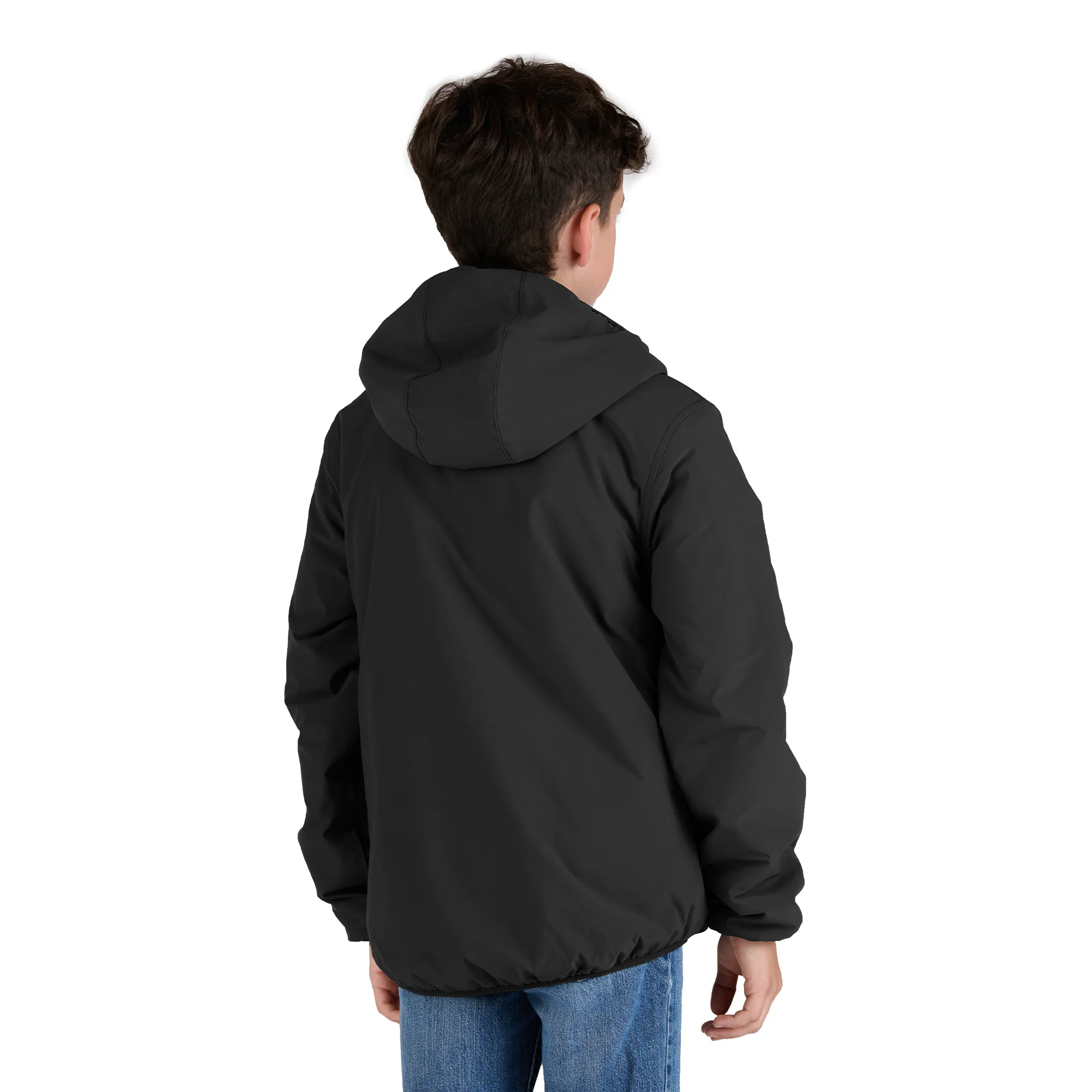 Youth Reversible Sherpa-Lined Hooded Jacket - Image 2
