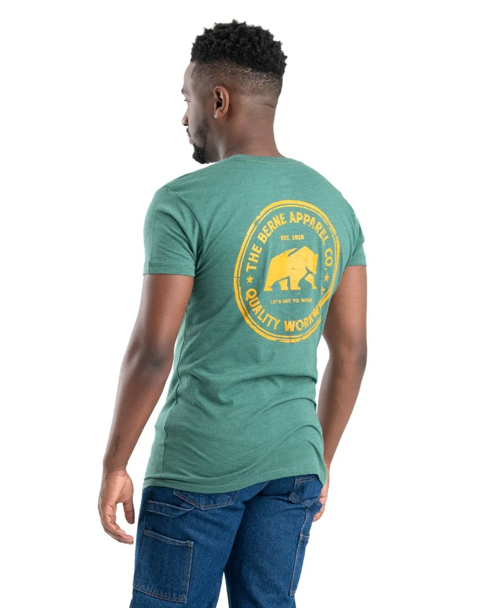 Men's Heritage Berne Badge T-Shirt - Image 4