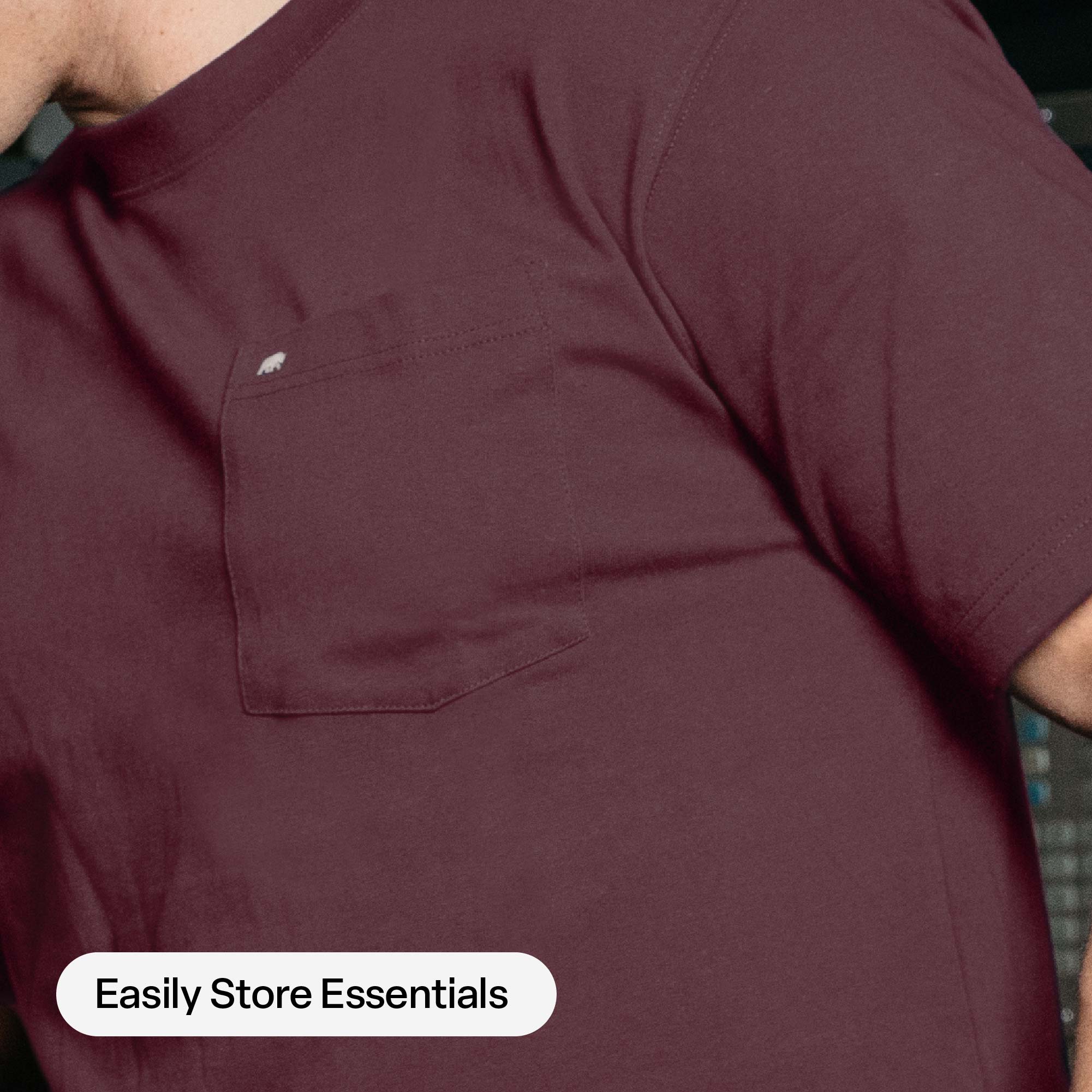 Heavyweight Short Sleeve Pocket T-Shirt - Image 5