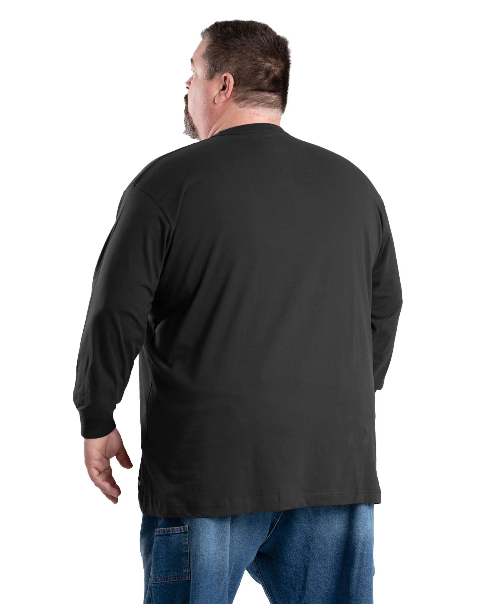 Heavyweight Long Sleeve Pocket T-Shirt - Image 8