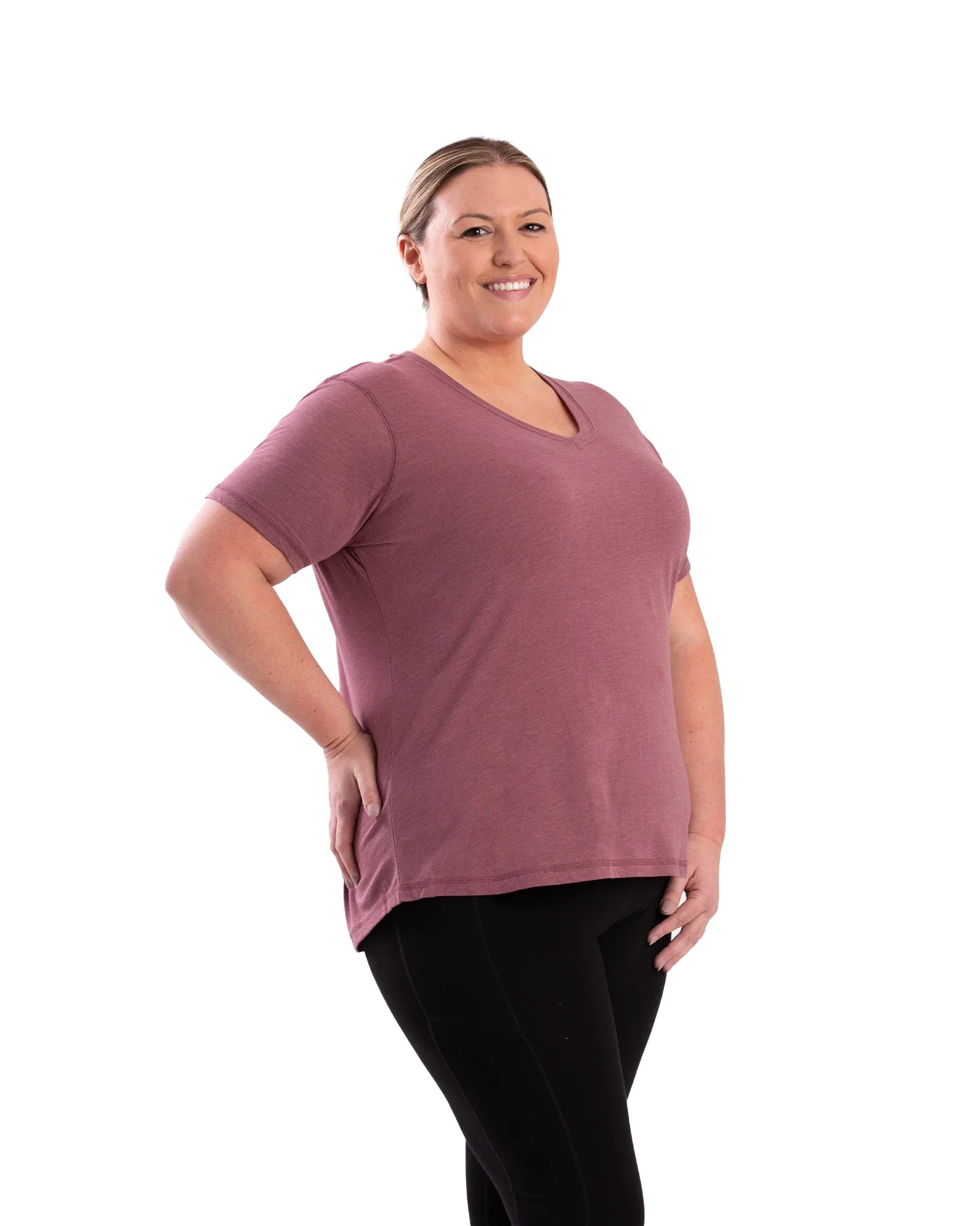 Women's Performance V-Neck Short Sleeve T-Shirt - Image 3
