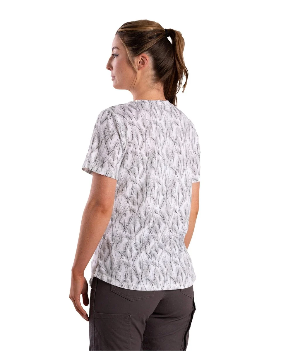 Women's Performance V-Neck Short Sleeve T-Shirt (Prints) - Image 16