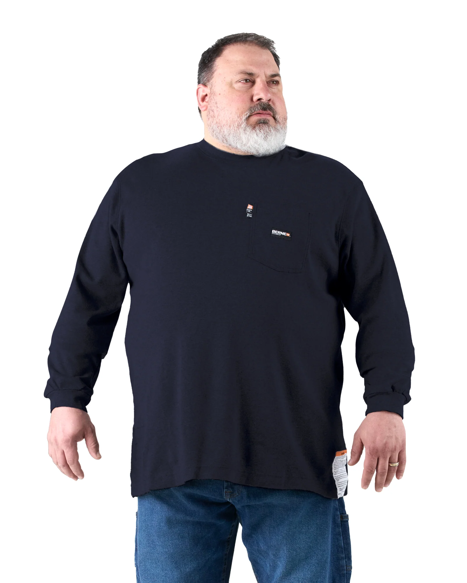 Flame Resistant Crew Neck Pocket T-Shirt - Image 10