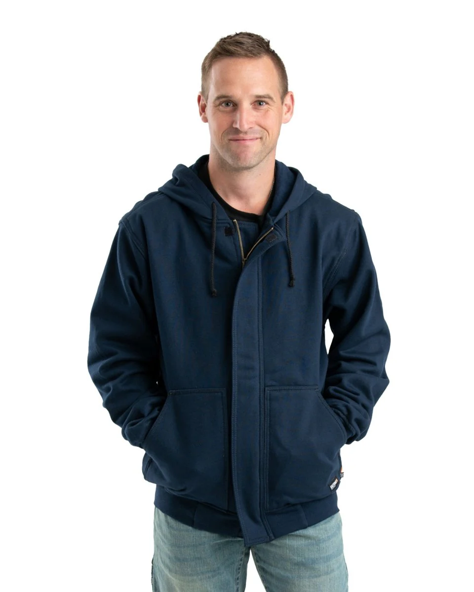 Flame Resistant Zippered Front NFPA 2112 Hooded Sweatshirt - Image 3