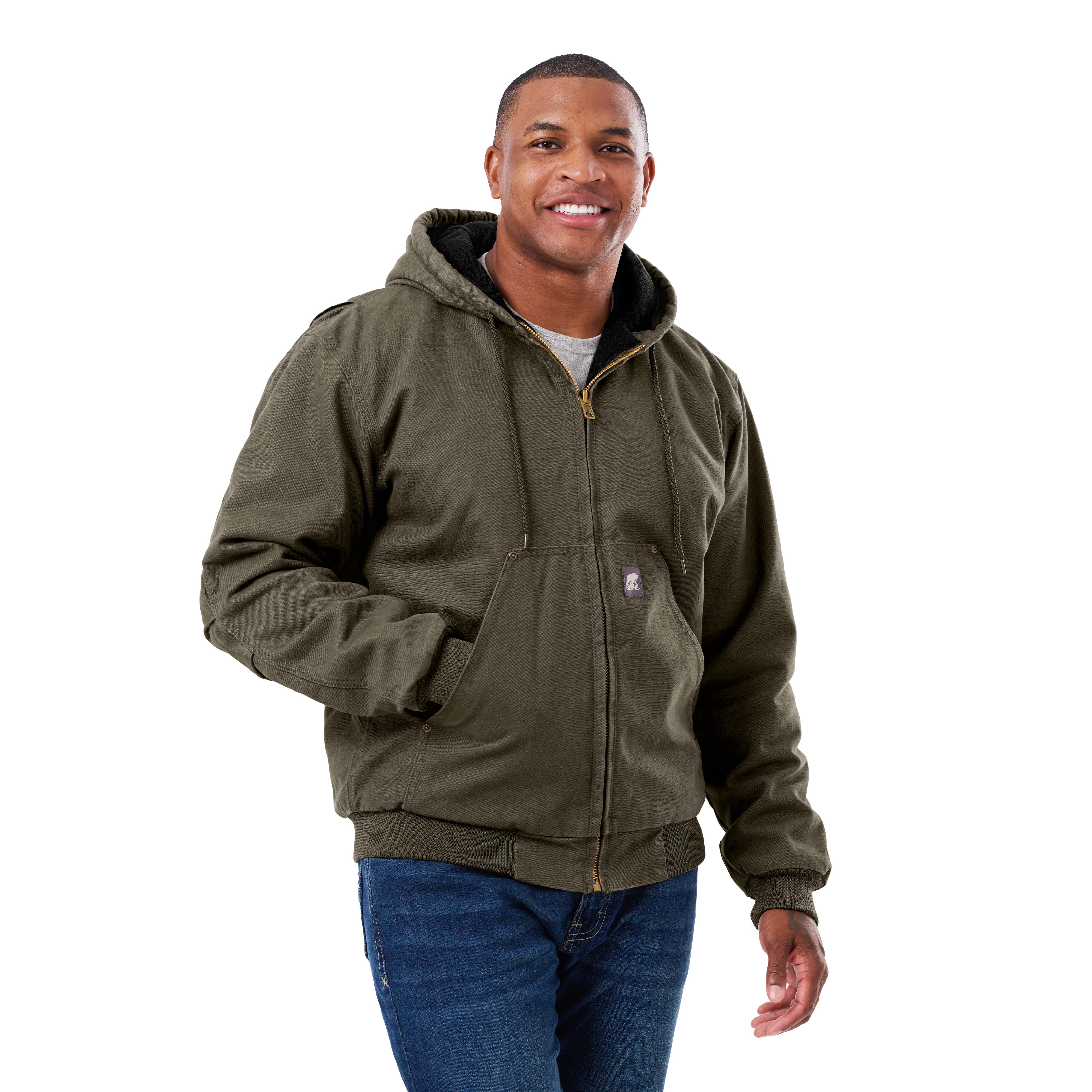 Heartland Washed Duck Hooded Work Jacket - Image 16