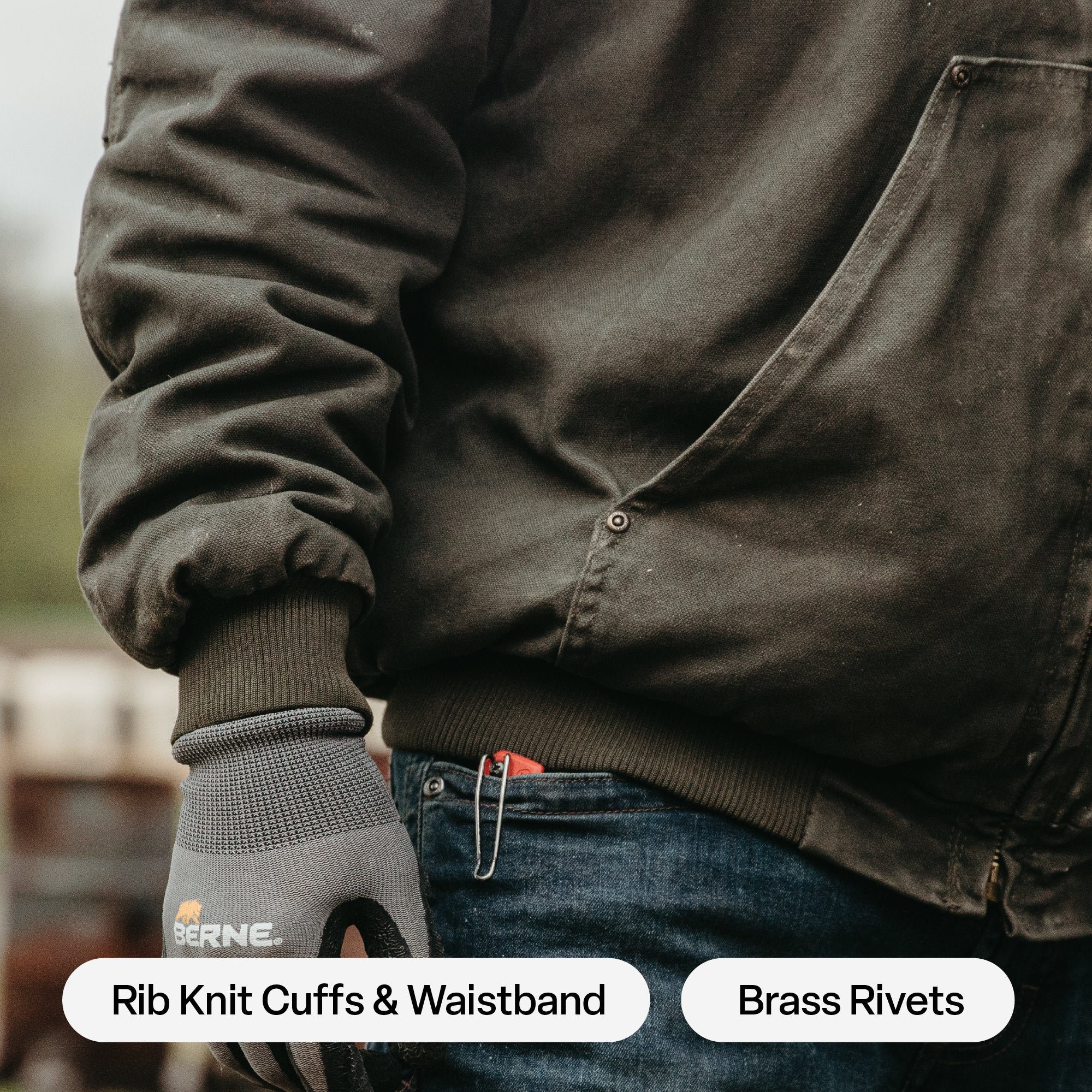 Heartland Washed Duck Hooded Work Jacket - Image 21