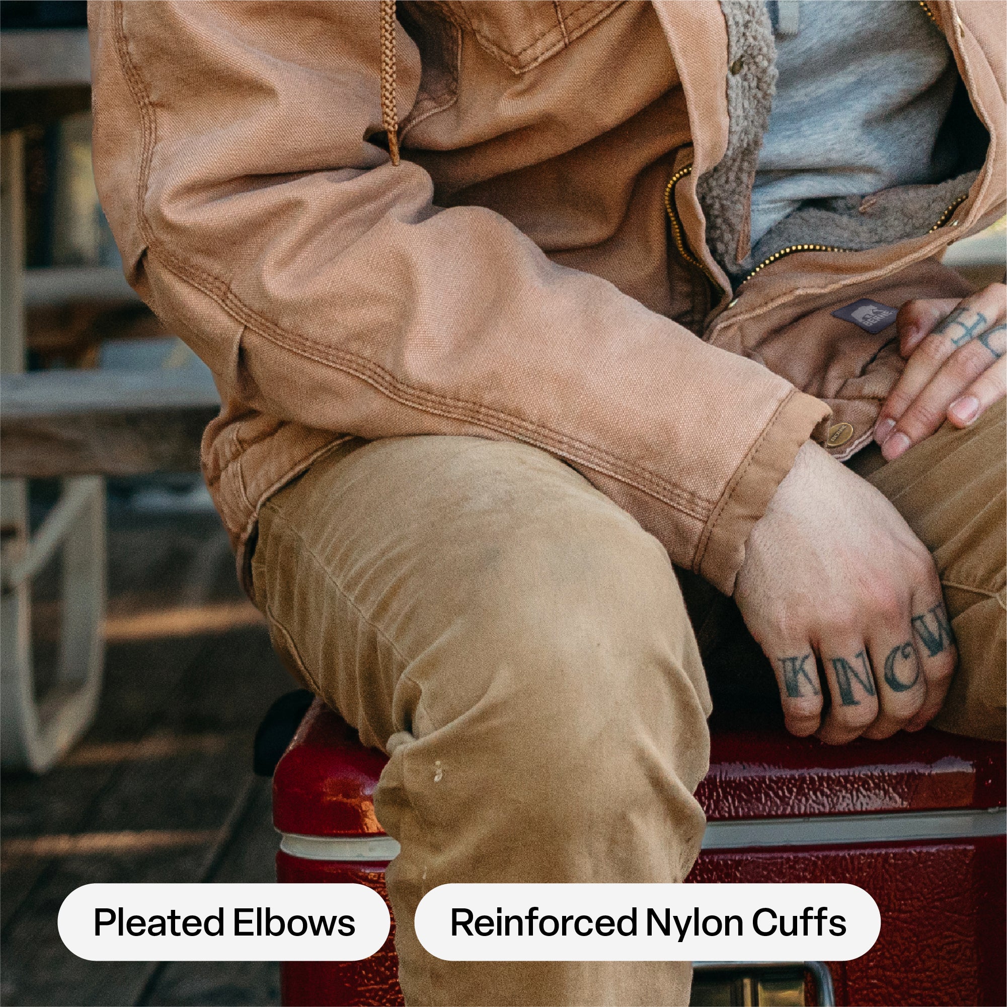 Washed Sherpa-Lined Hooded Jacket - Image 9