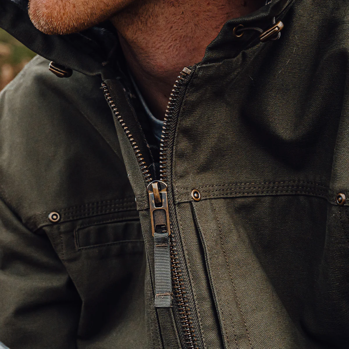 Men's Duck Flannel-Lined Hooded Work Jacket - Image 12