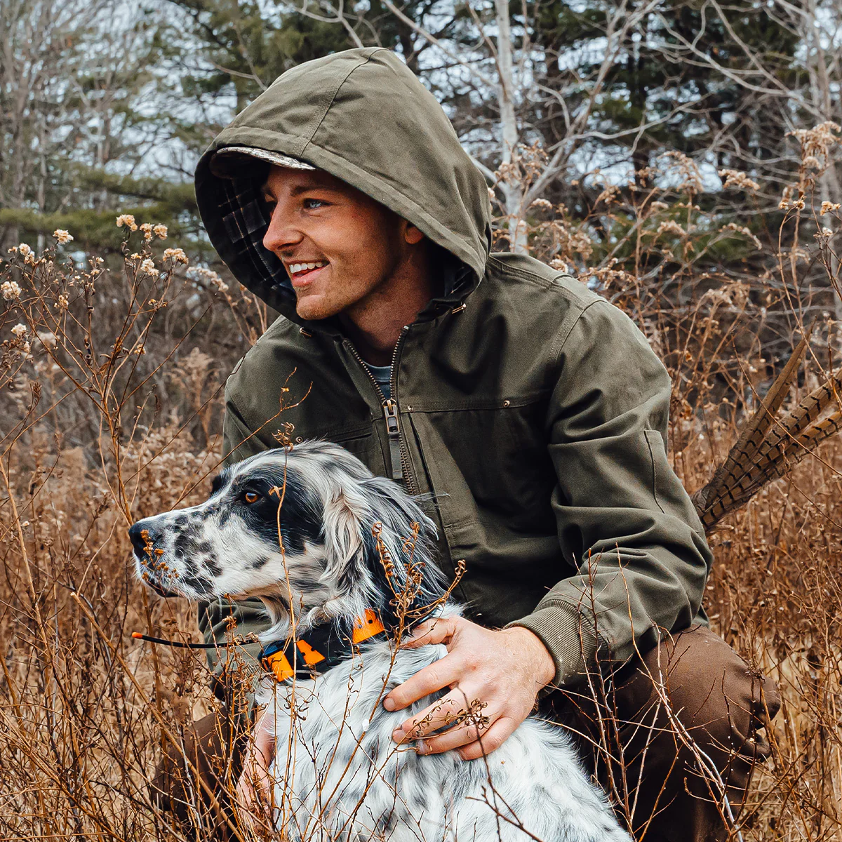 Men's Duck Flannel-Lined Hooded Work Jacket - Image 7