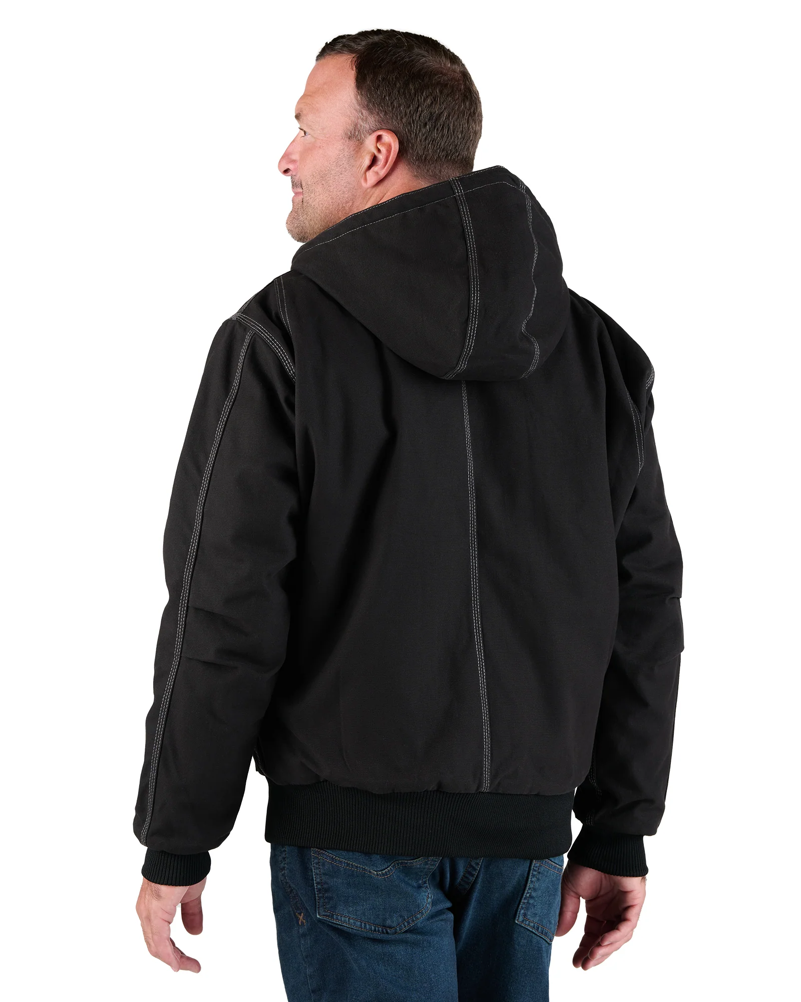 Highland Duck Hooded Active Work Jacket - Image 2