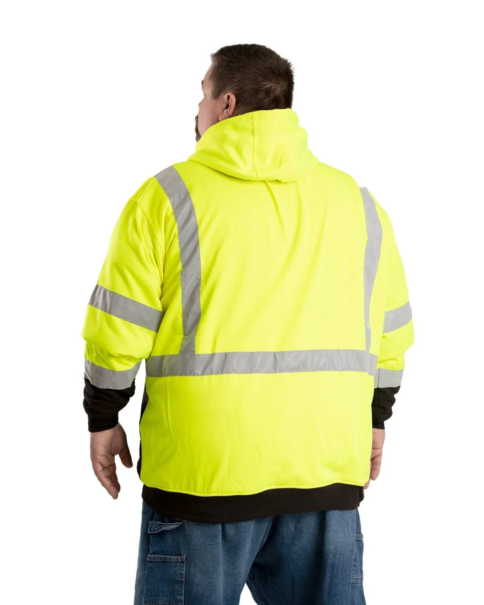 Hi Vis Class 3 Color Block Hooded Sweatshirt - Image 5