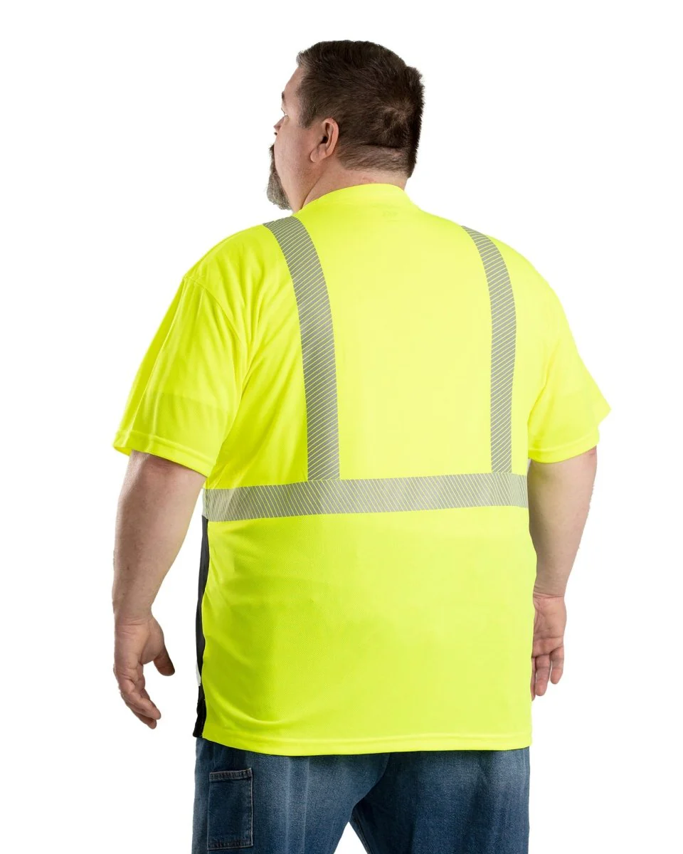 Hi Vis Class 2 Color Block T-Shirt - Image 5