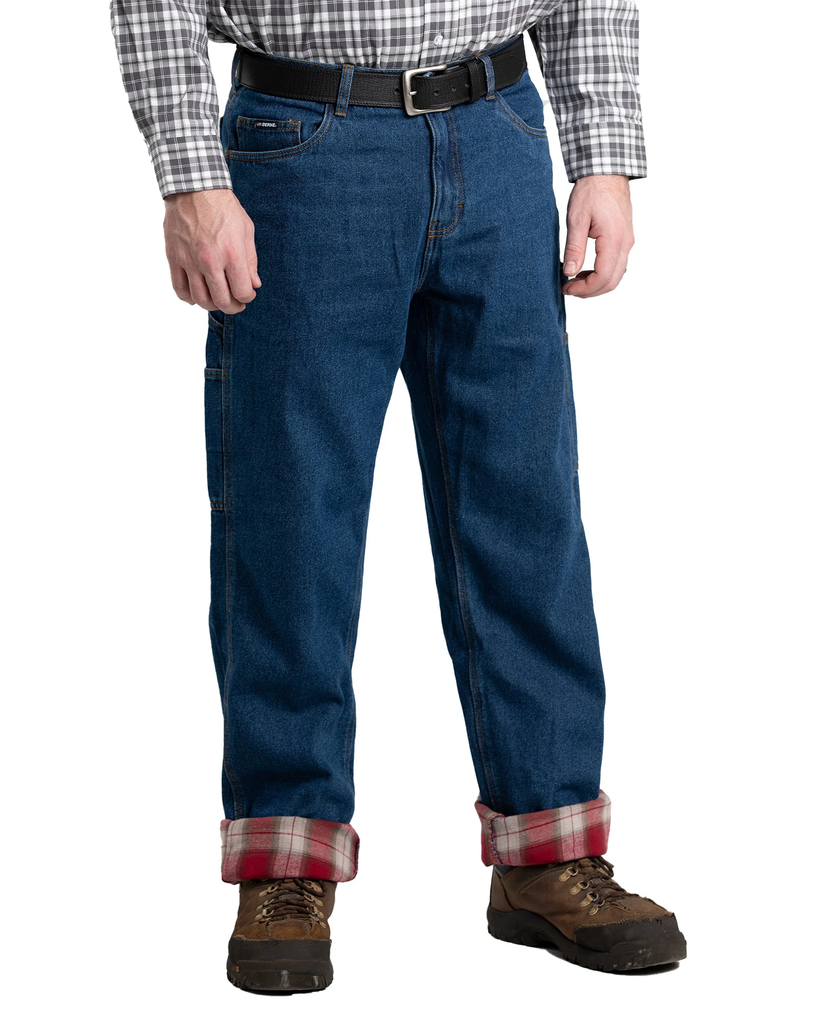 Heartland Flannel-Lined Denim Dungaree - Image 6