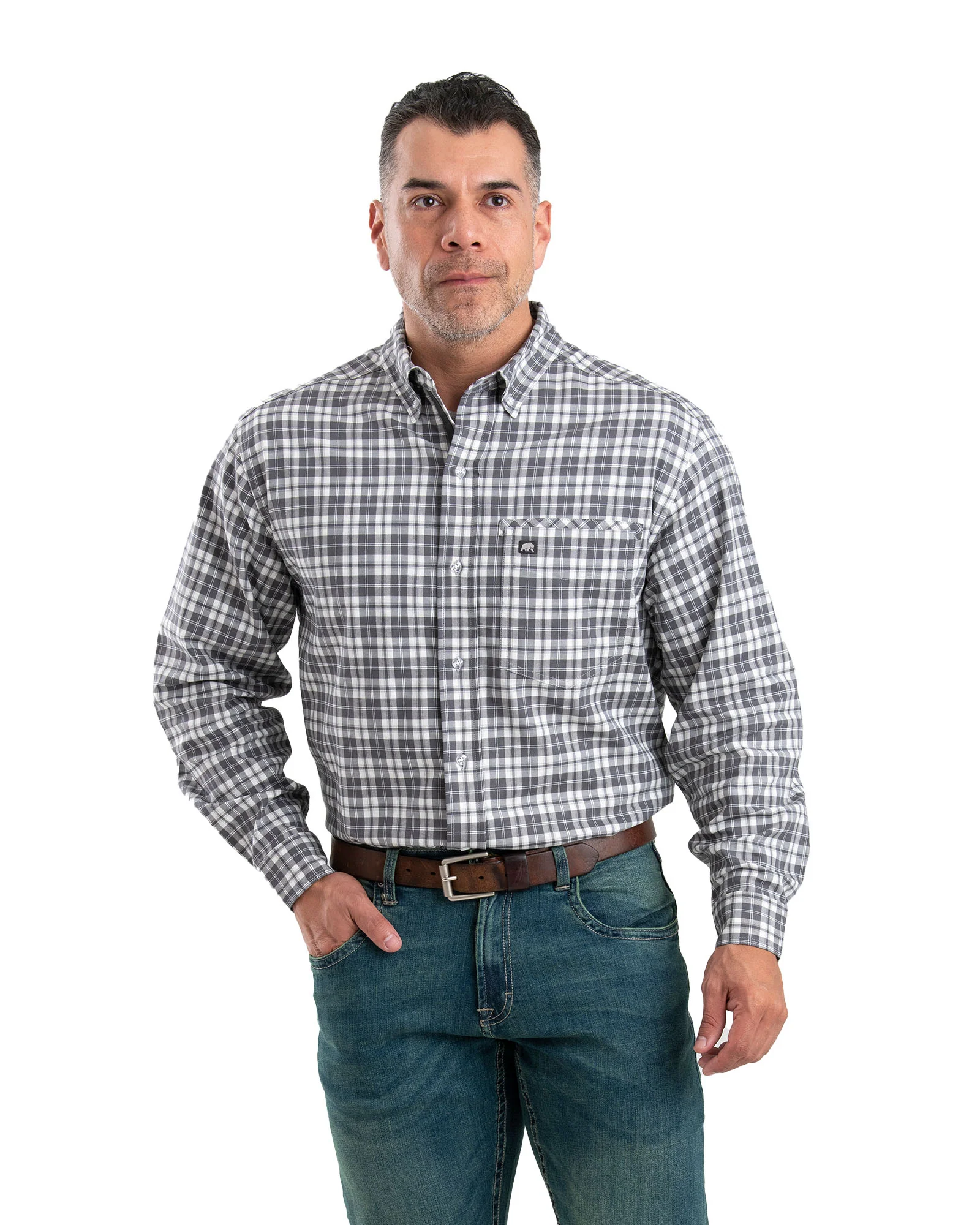Foreman Flex Long Sleeve Button Down Shirt - Image 11