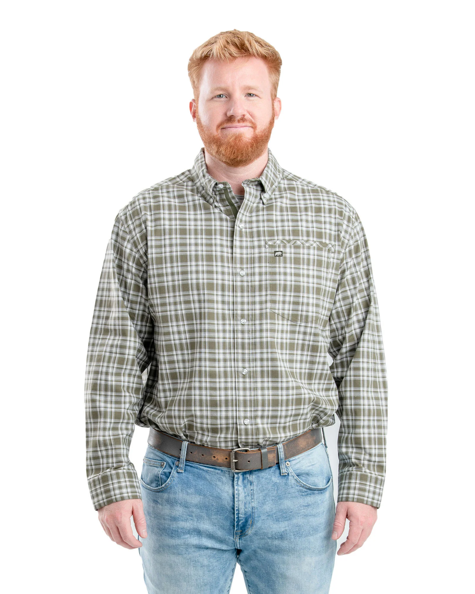 Foreman Flex Long Sleeve Button Down Shirt - Image 7