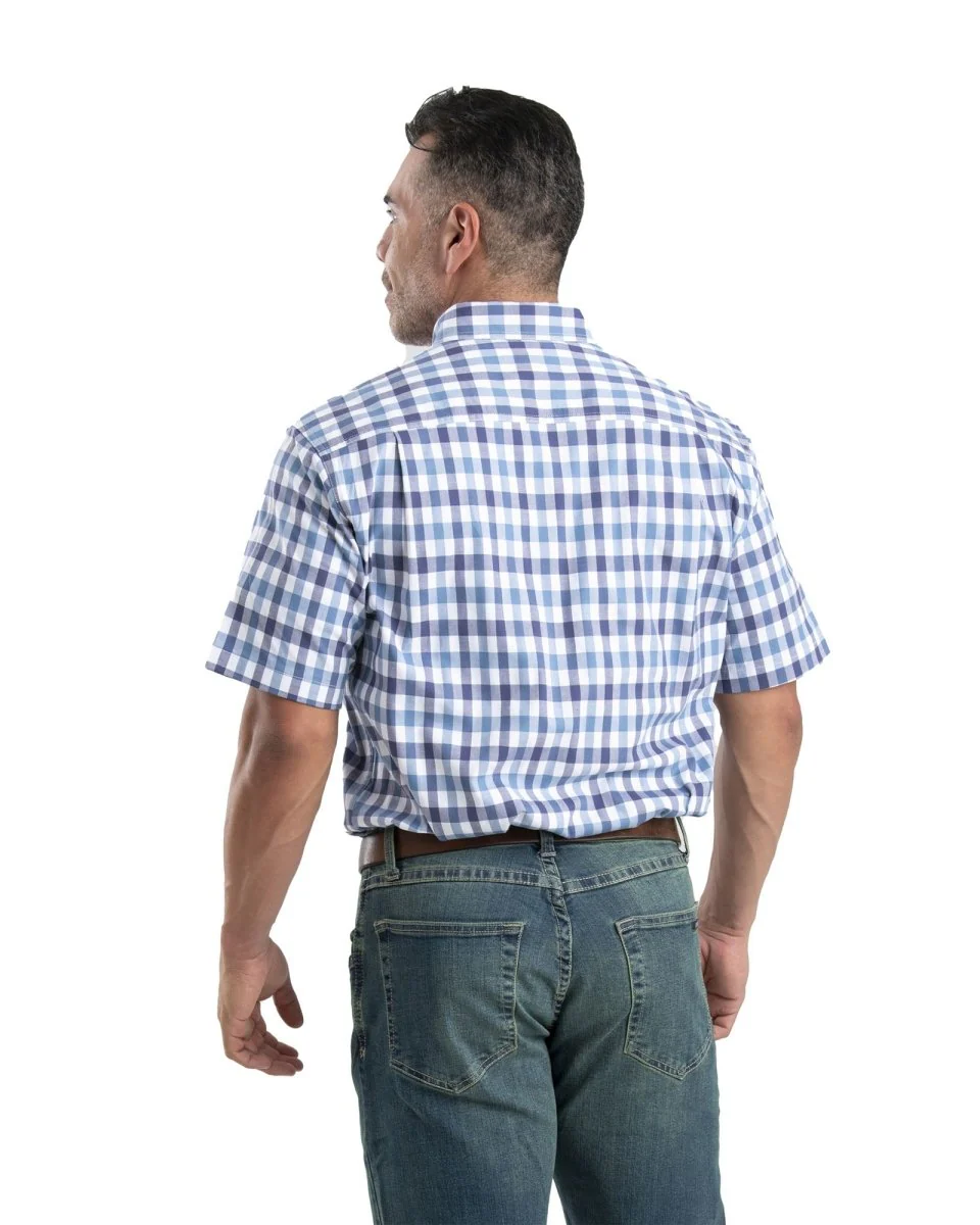 Men's Flex Short Sleeve Button Down Work Shirt - Image 6