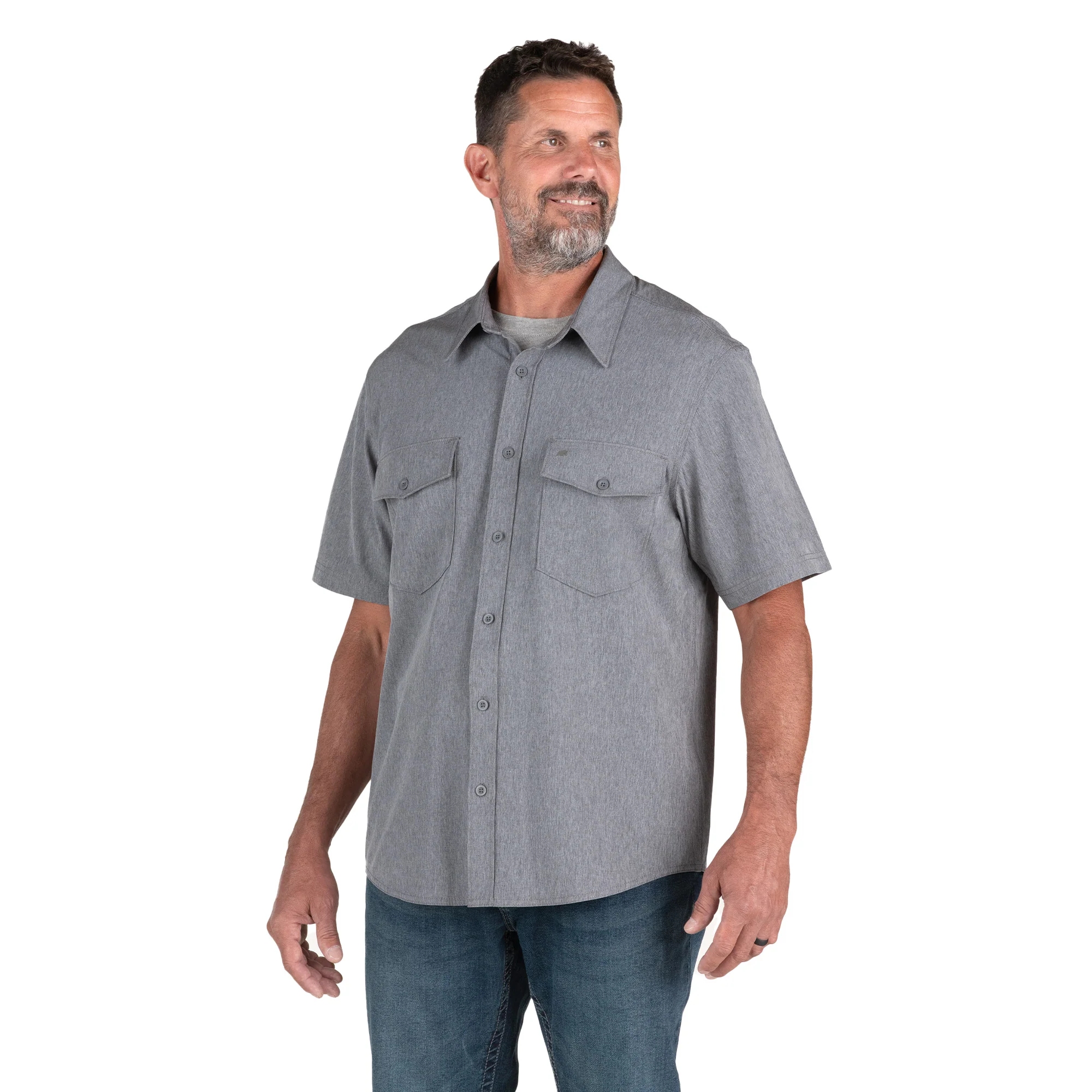 Flex UPF Button Down Short Sleeve Shirt - Image 11