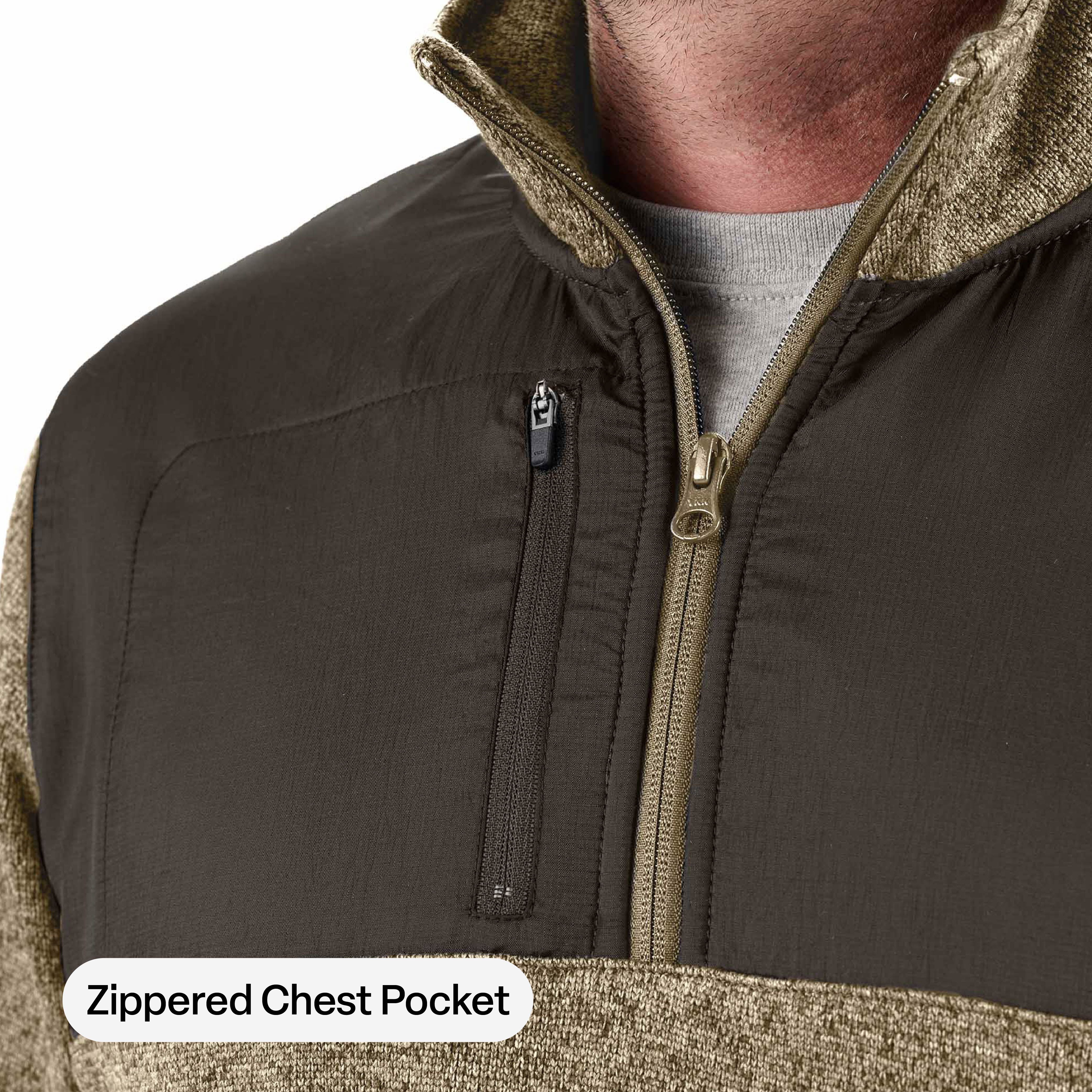 Flex Knit Quarter-Zip Sweater - Image 4