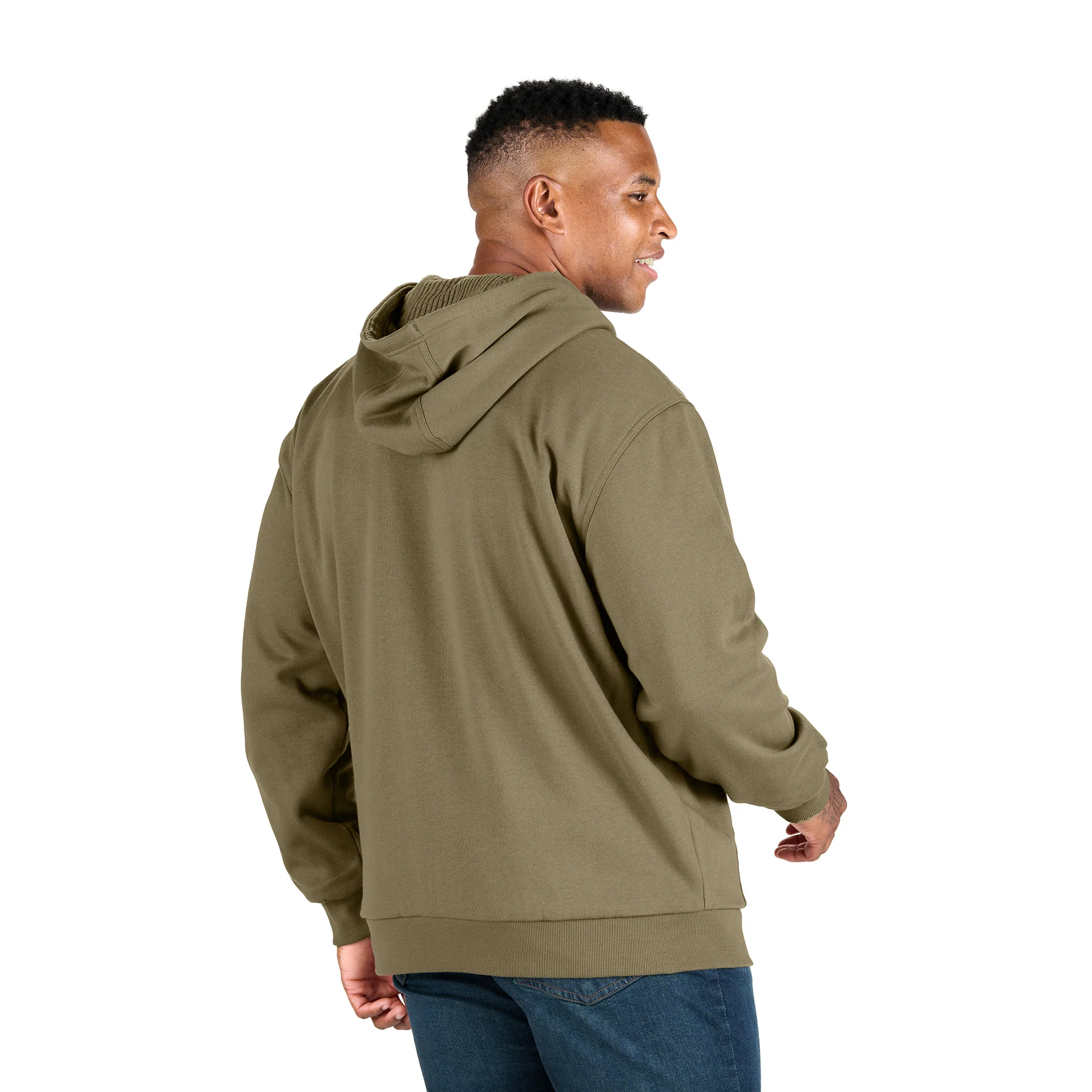 Heritage Grid Fleece-Lined Full-Zip Hooded Sweatshirt - Image 22