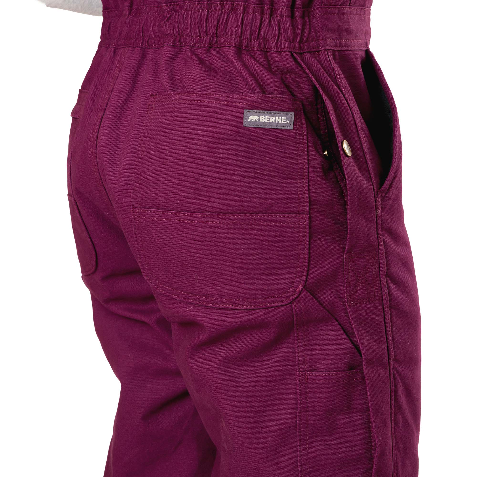 Women's Softstone Duck Insulated Bib Overall - Image 9