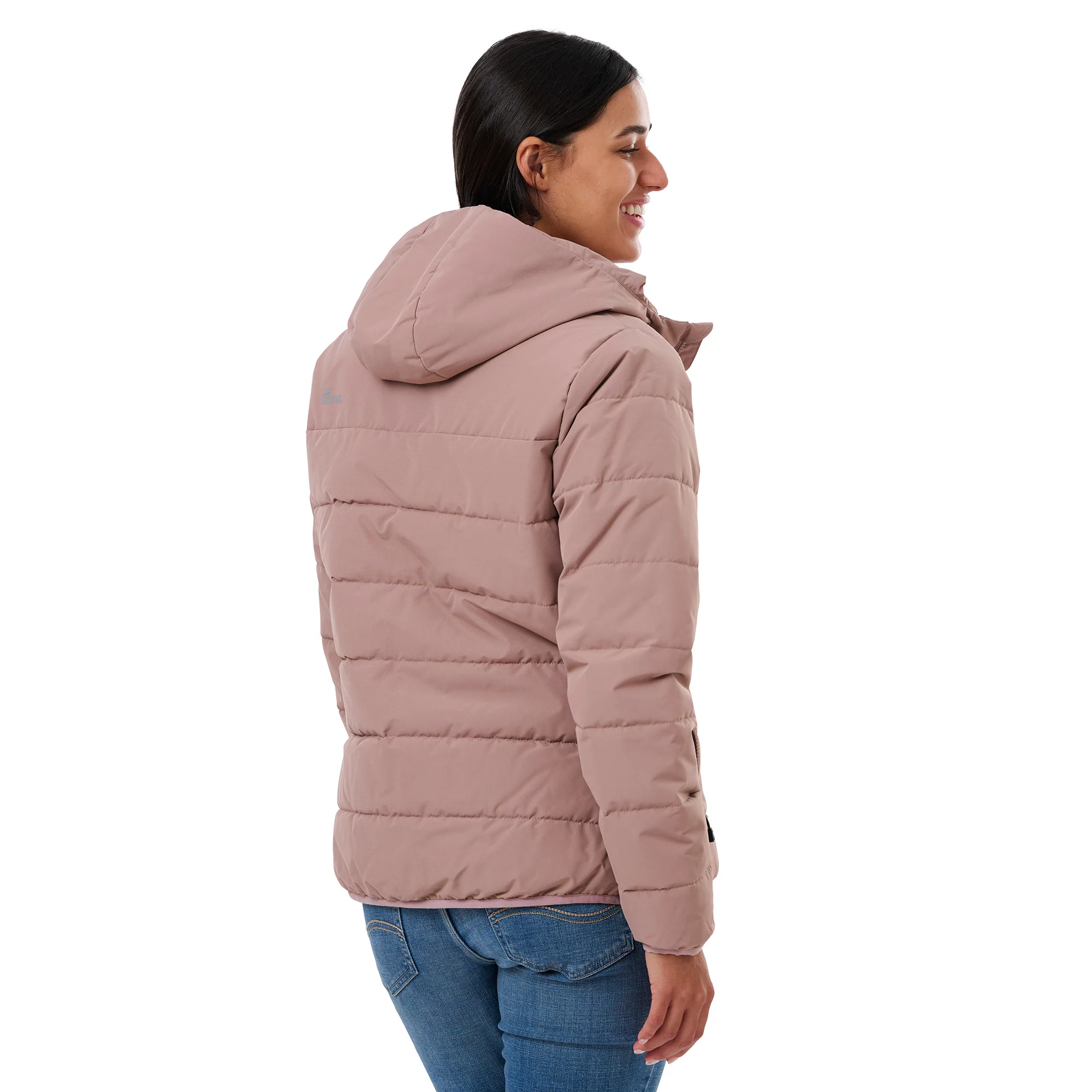 Women's Channel Quilt Ripstop Hooded Jacket - Image 9