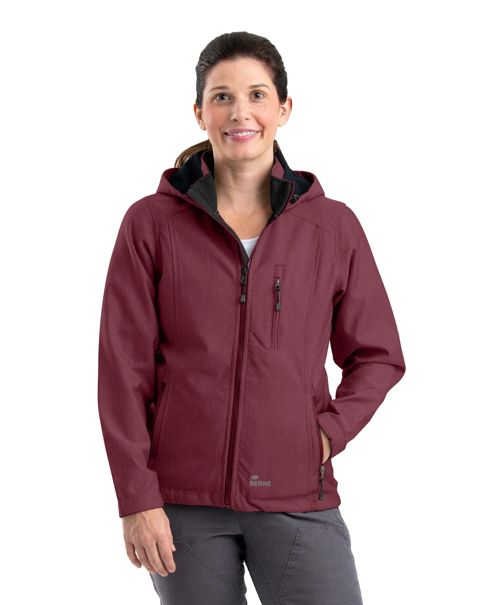 Women's Hooded Softshell Jacket - Image 7