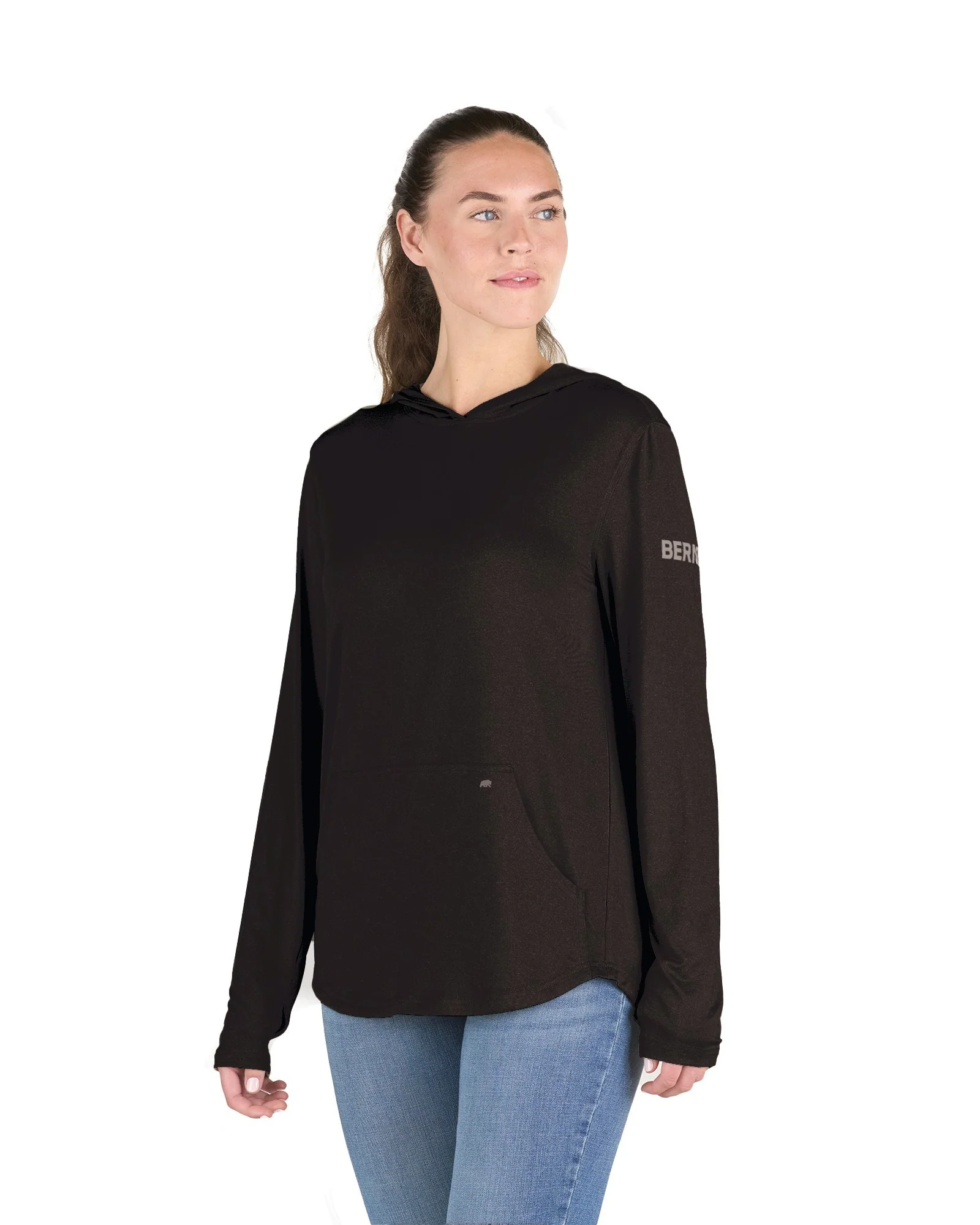 Women's Long Sleeve Hooded UPF Sun Shirt - Image 12