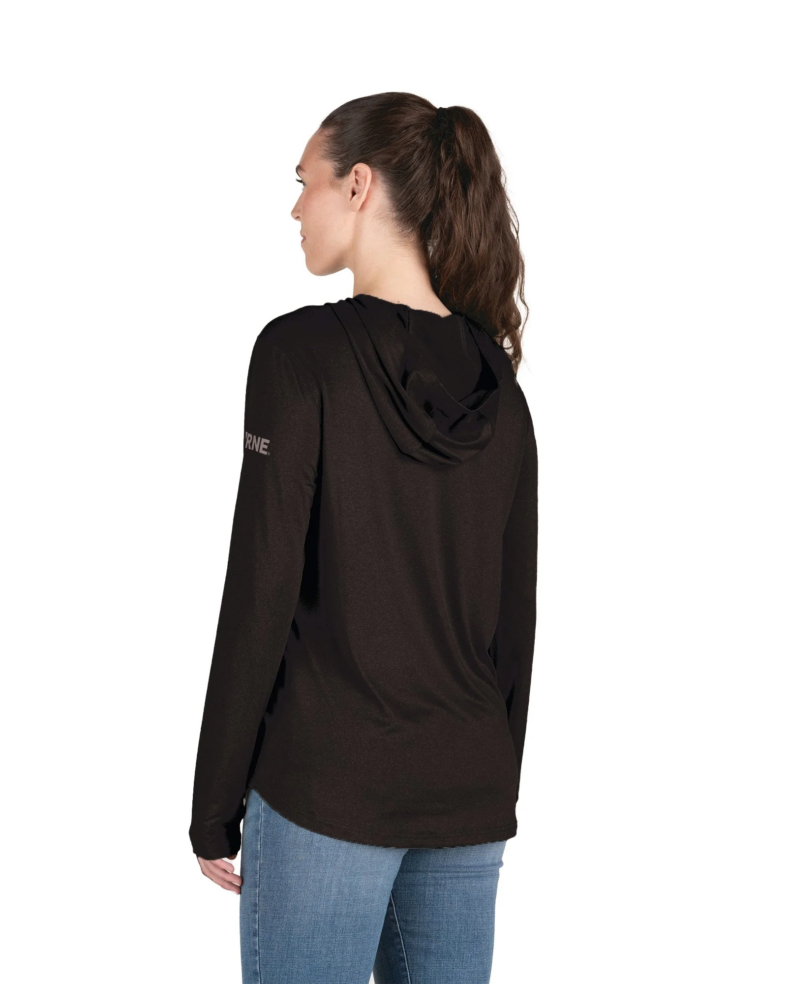 Women's Long Sleeve Hooded UPF Sun Shirt - Image 13