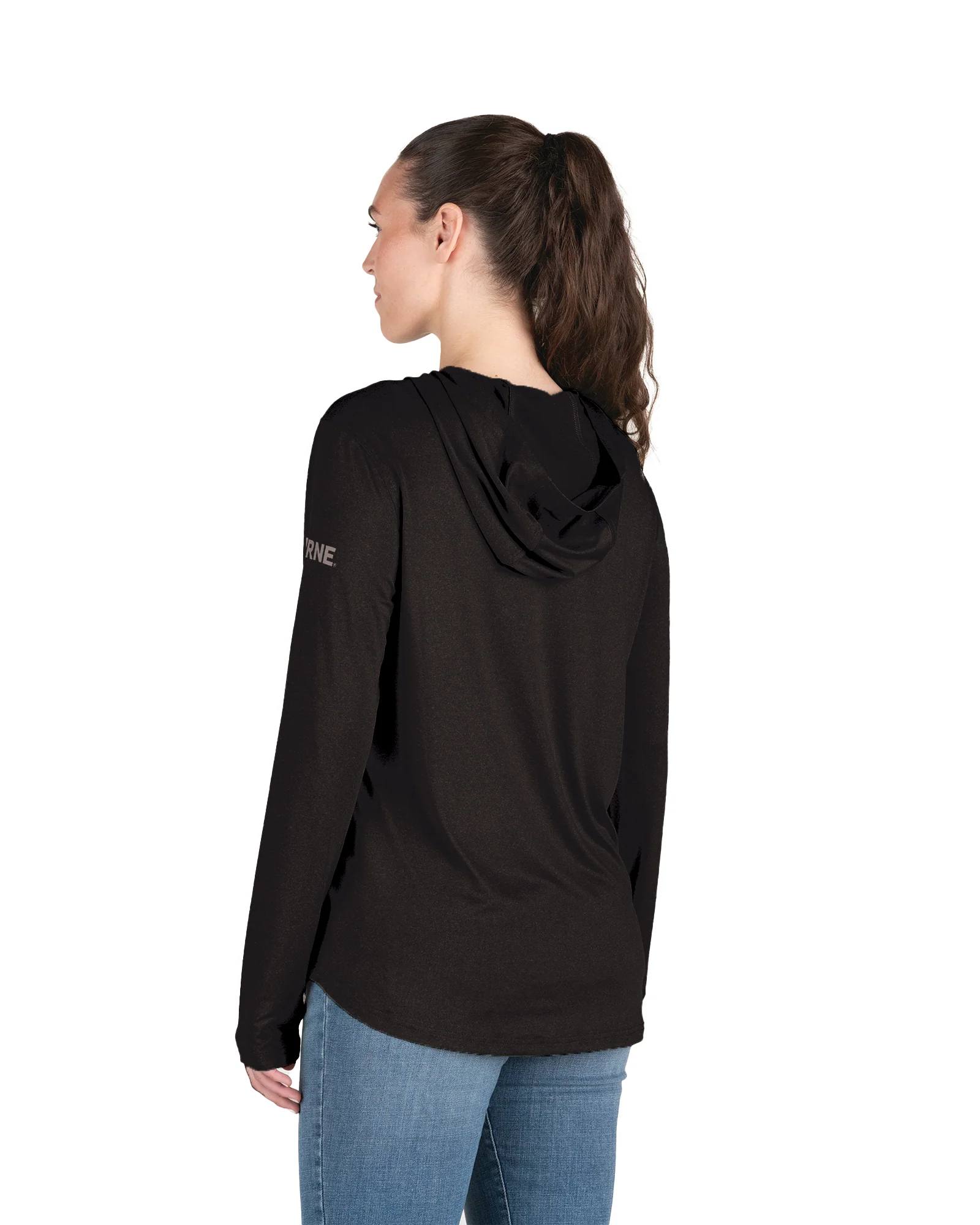 Women's Long Sleeve Hooded UPF Sun Shirt - Image 15