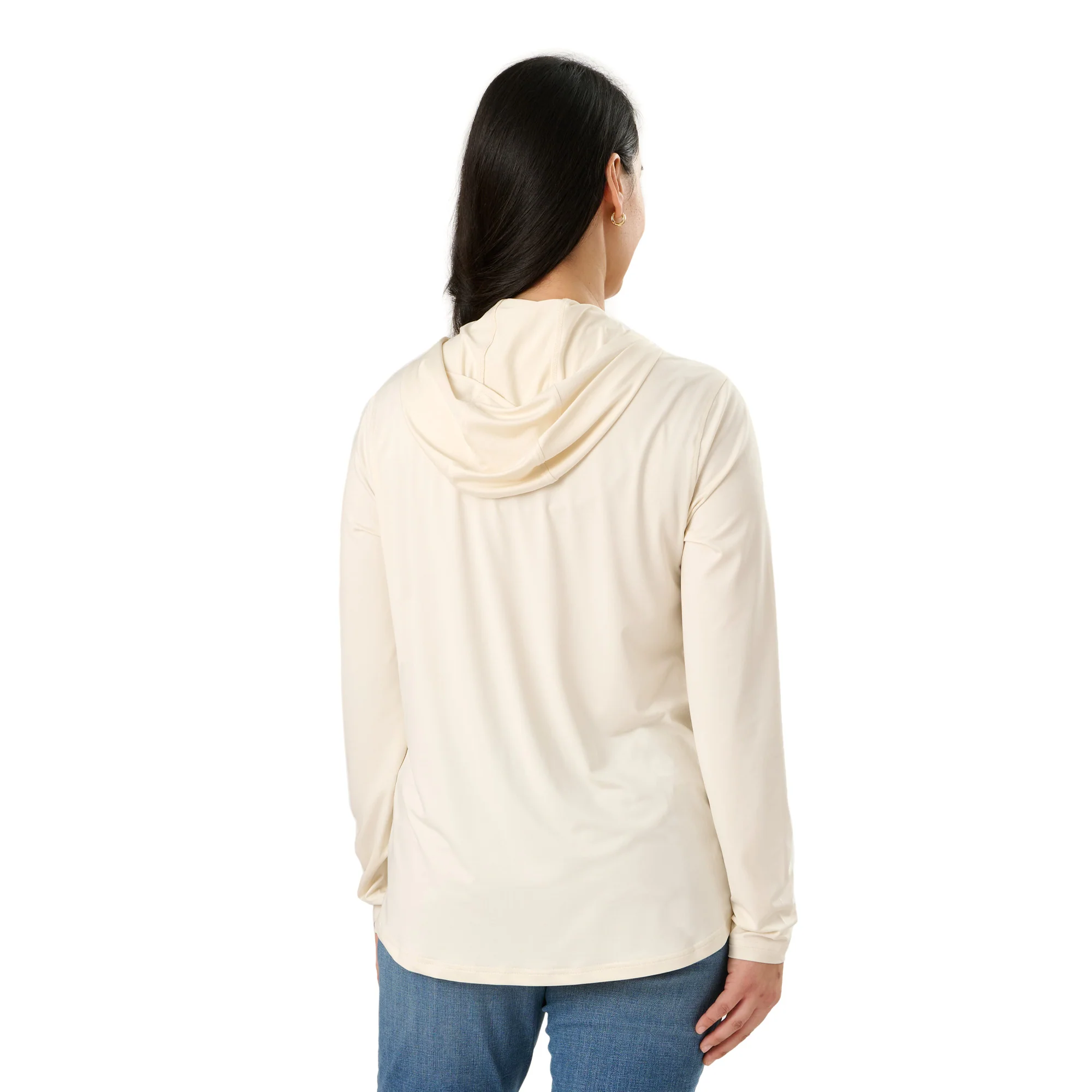 Women's Long Sleeve Hooded UPF Sun Shirt - Image 17