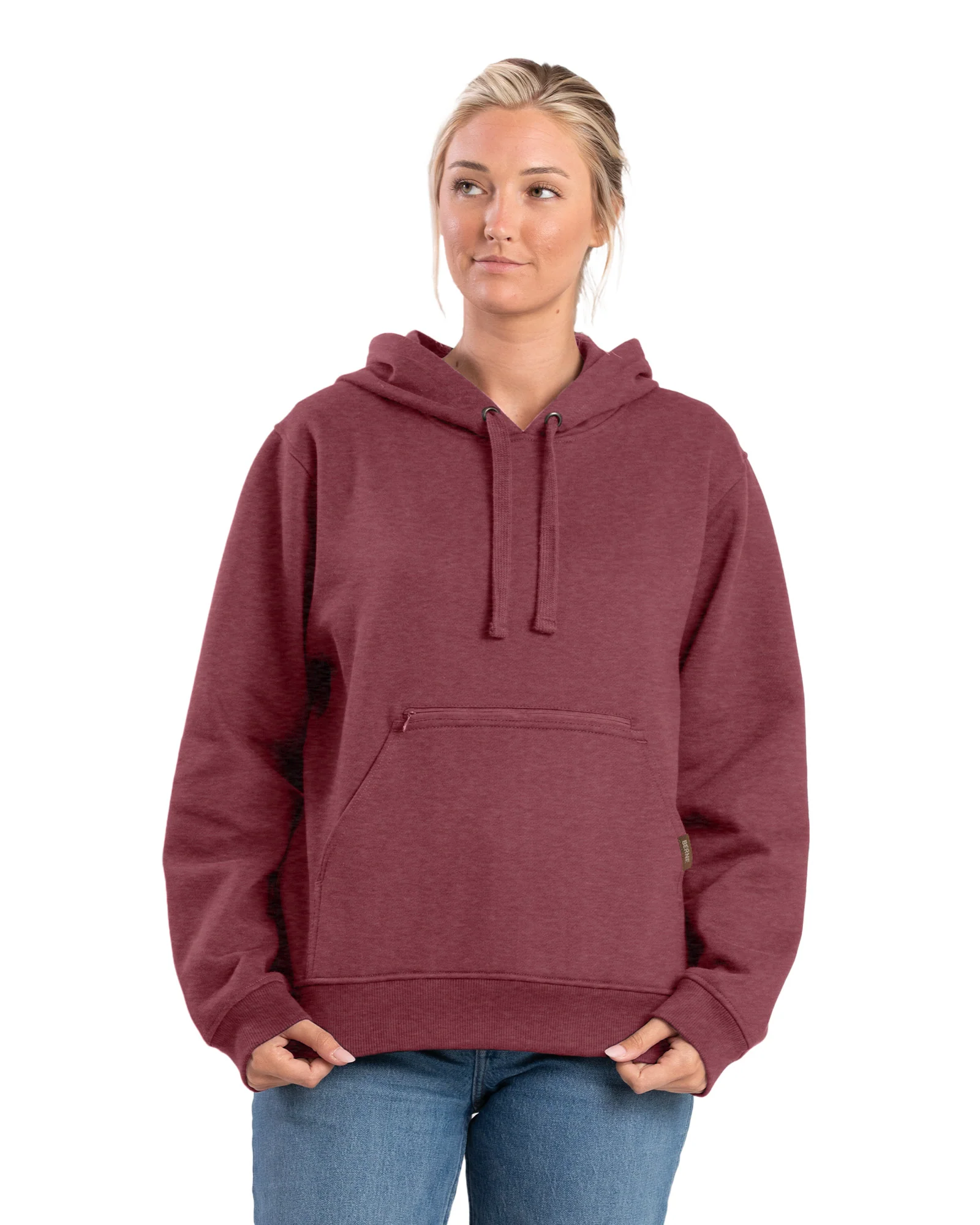 Women's Heritage Zippered Pocket Hooded Pullover Sweatshirt - Image 12