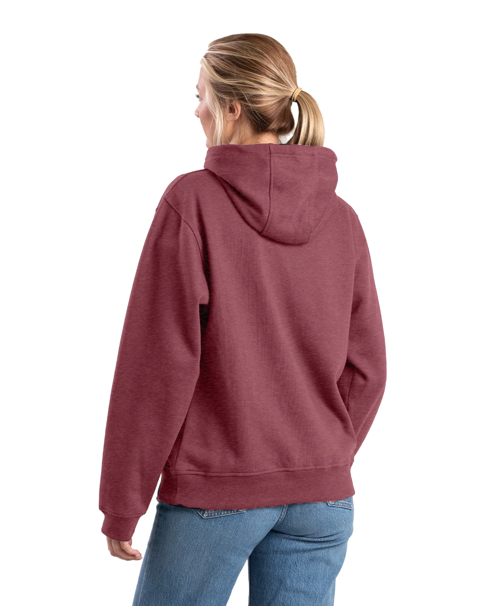 Women's Heritage Zippered Pocket Hooded Pullover Sweatshirt - Image 13
